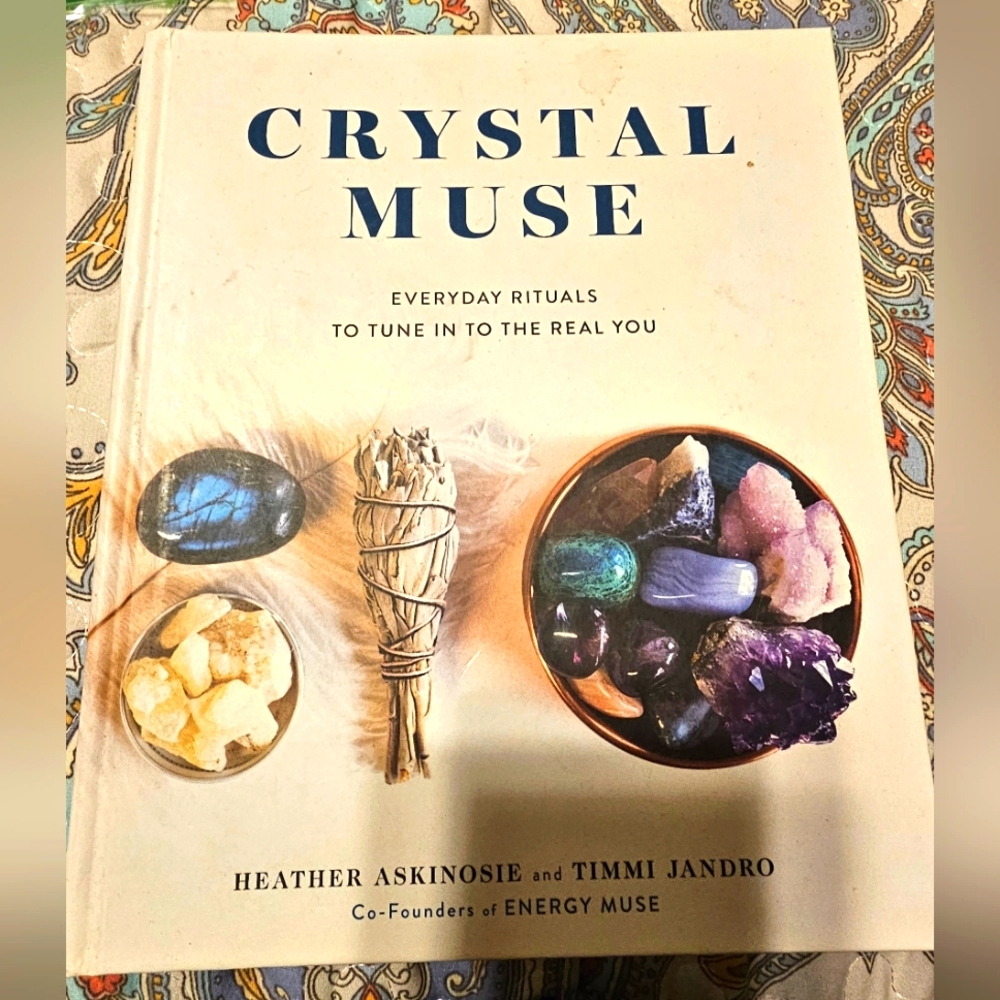 Crystal Muse Book and variety of crystals
